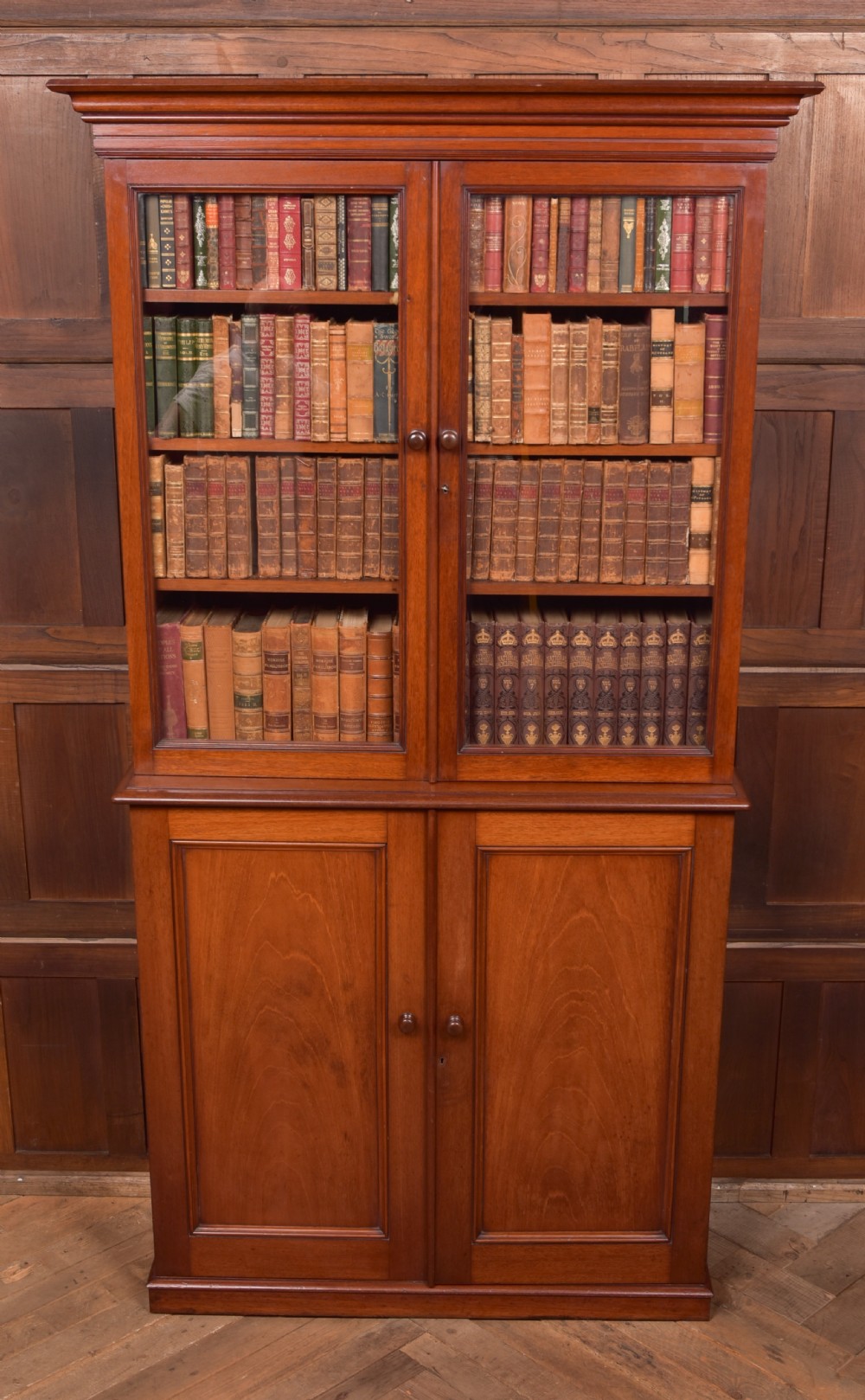 Victorian Mahogany Bookcase View XI