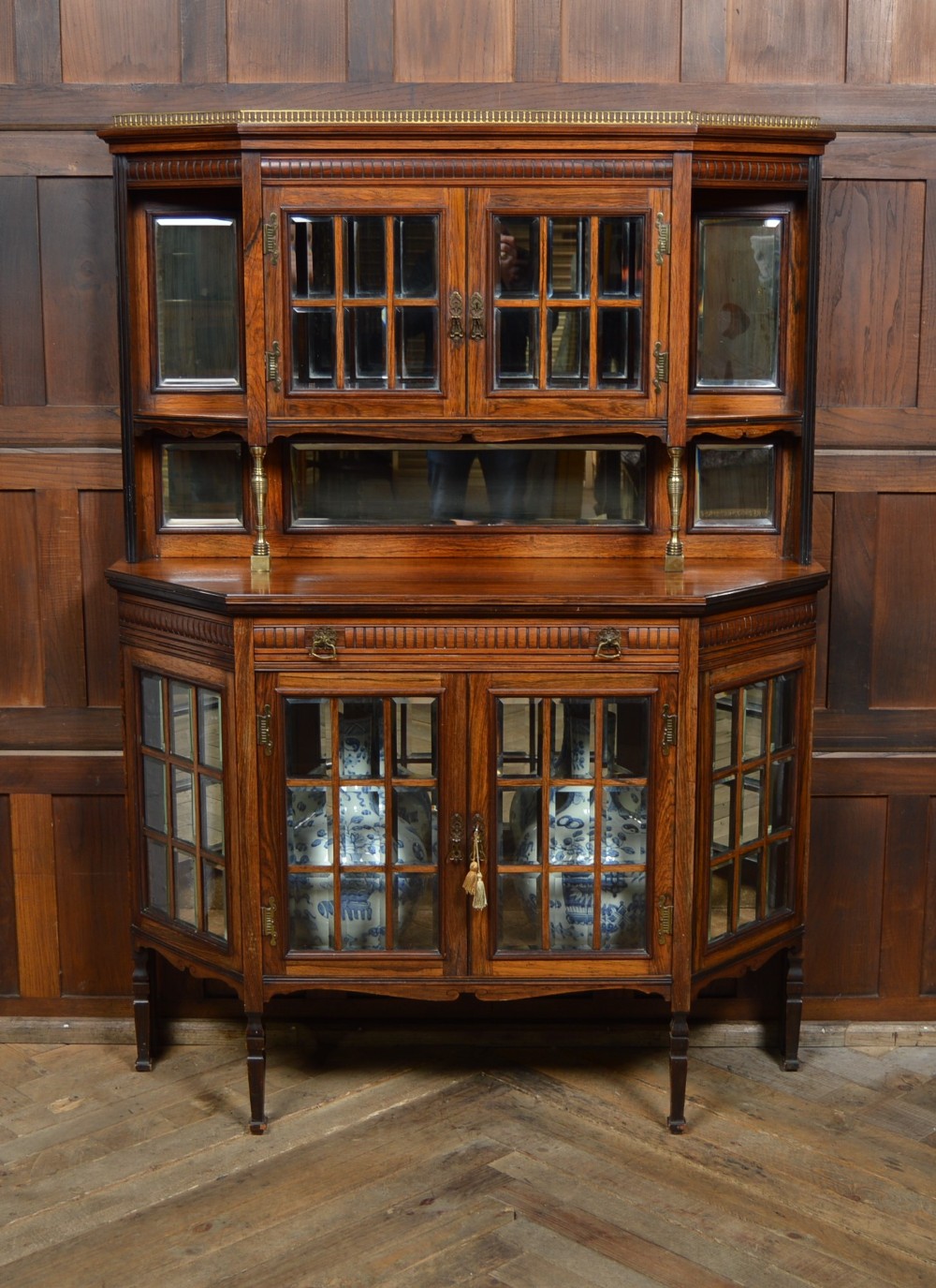 Edwardian Rosewood Side Cabinet