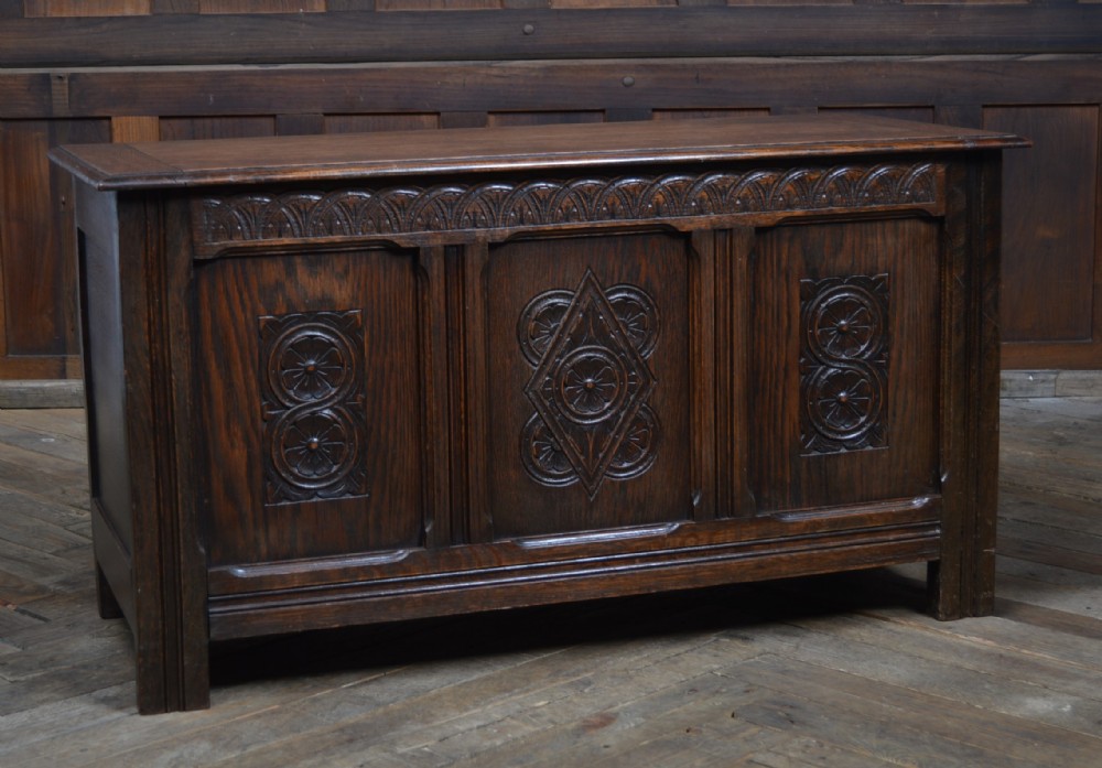 Edwardian Oak Coffer