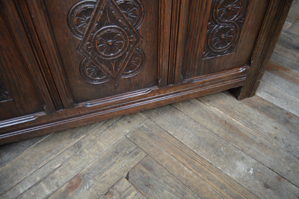 Edwardian Oak Coffer View XII