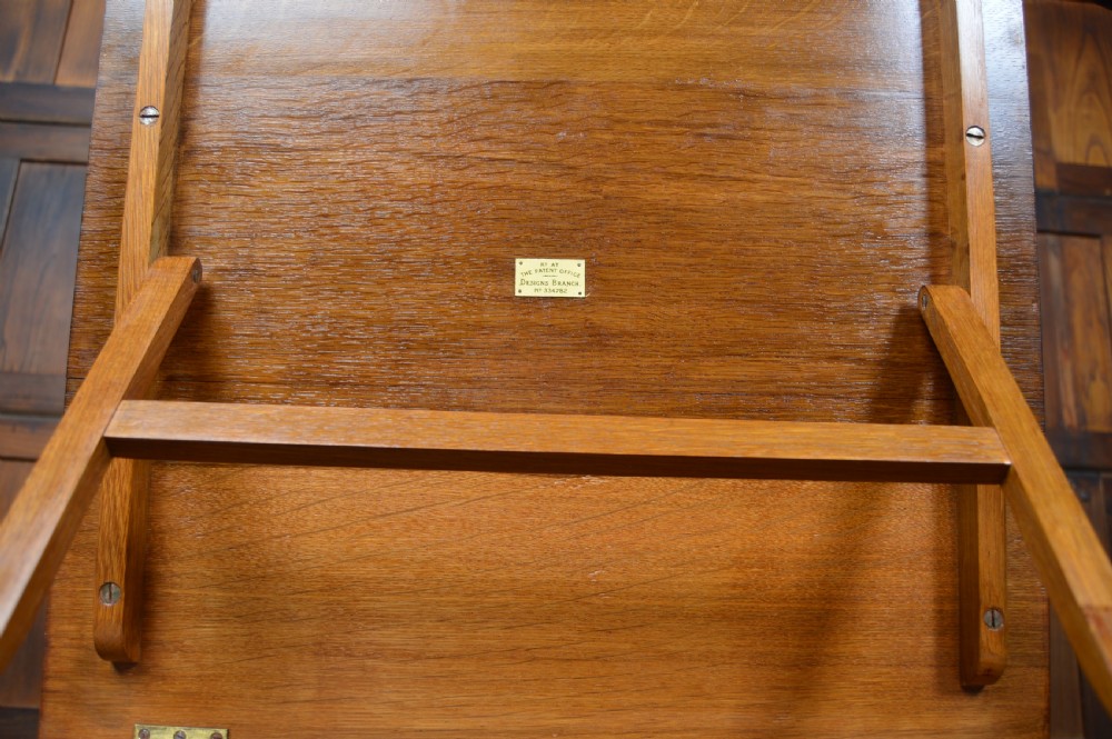 Edwardian Oak Revolving bookcase View VIII
