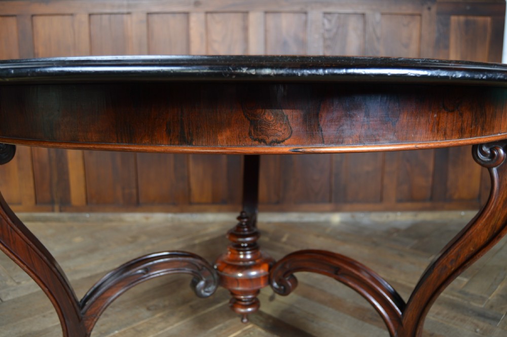 Victorian Rosewood Centre Table View IX