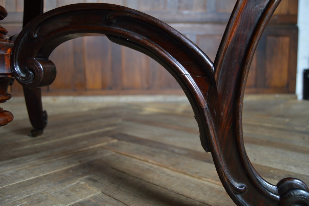Victorian Rosewood Centre Table View XVII