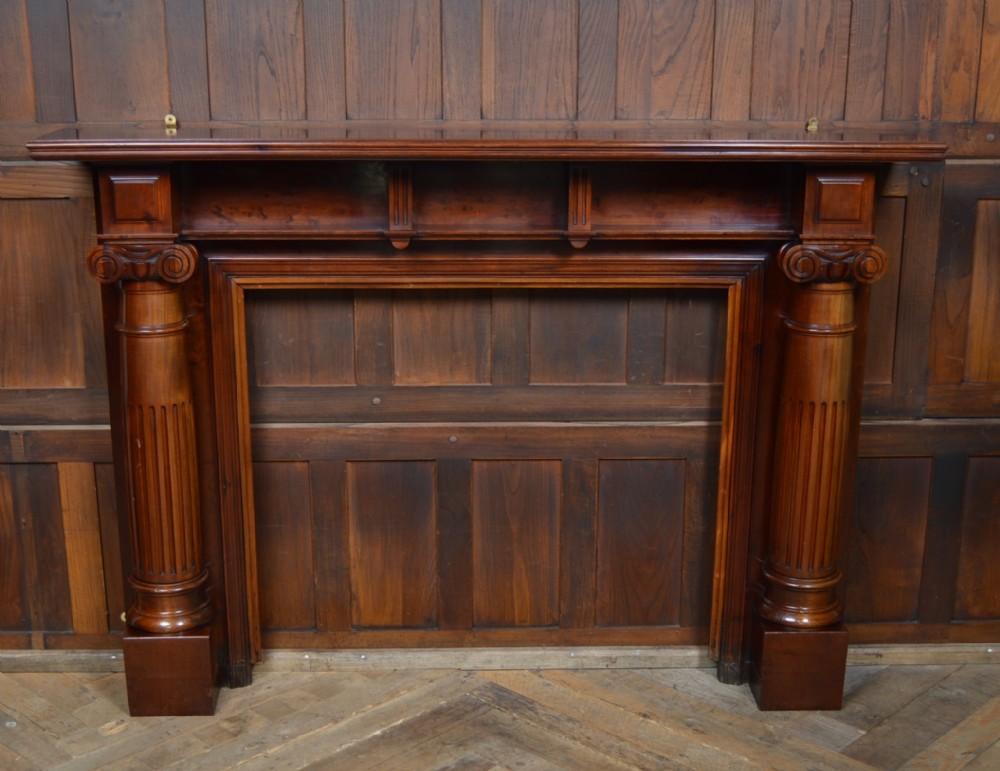 Edwardian Mahogany Fire Surround