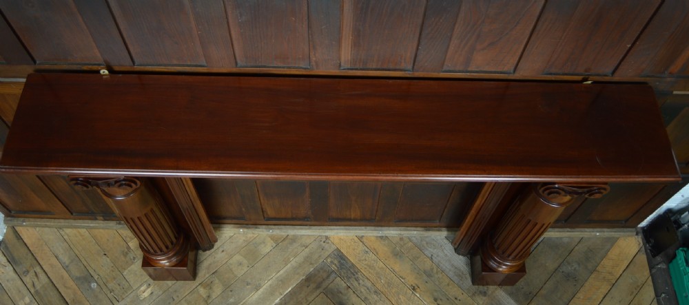 Edwardian Mahogany Fire Surround View IX