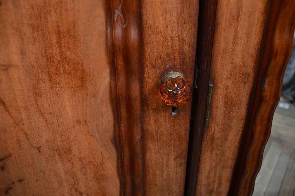 Victorian Mahogany 3 Door Wardrobe View III
