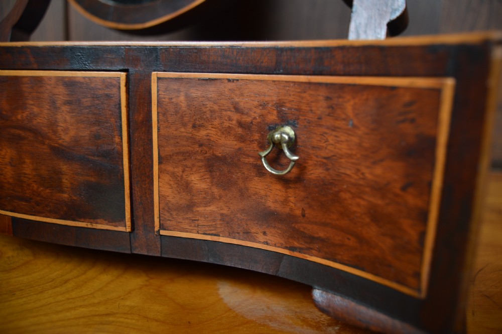 Georgian Mahogany Cheval Mirror View IX