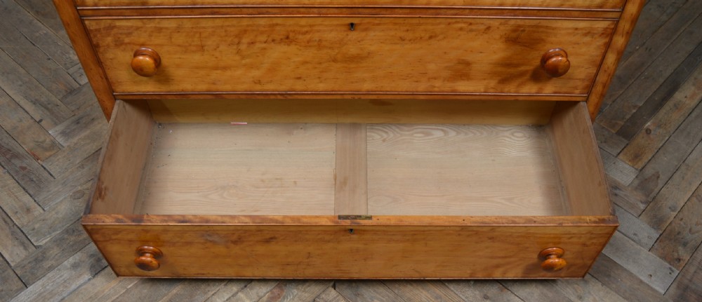 Victorian Satin Wood Chest of Drawers View XIII