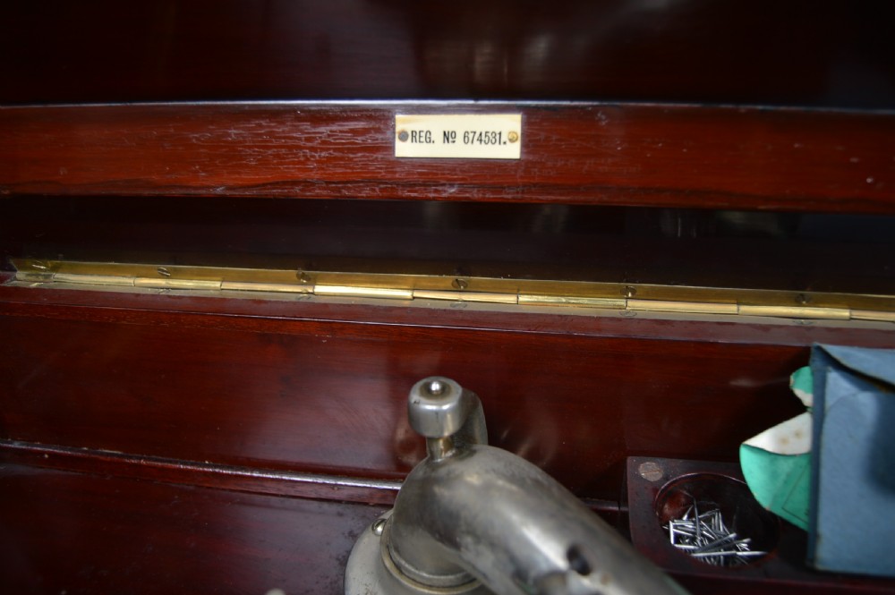 Edwardian Mahogany Maestro Cabinet Gramophone View VII