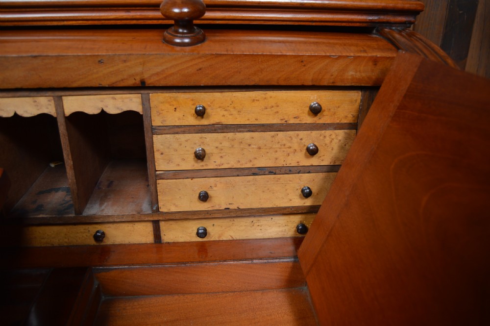 Victorian Mahogany Cylinder Desk View XIII