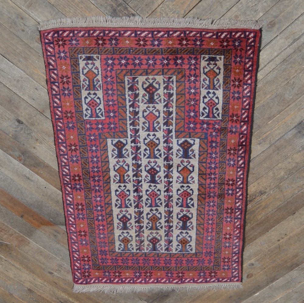 Antique Hand Woven Wool Rug