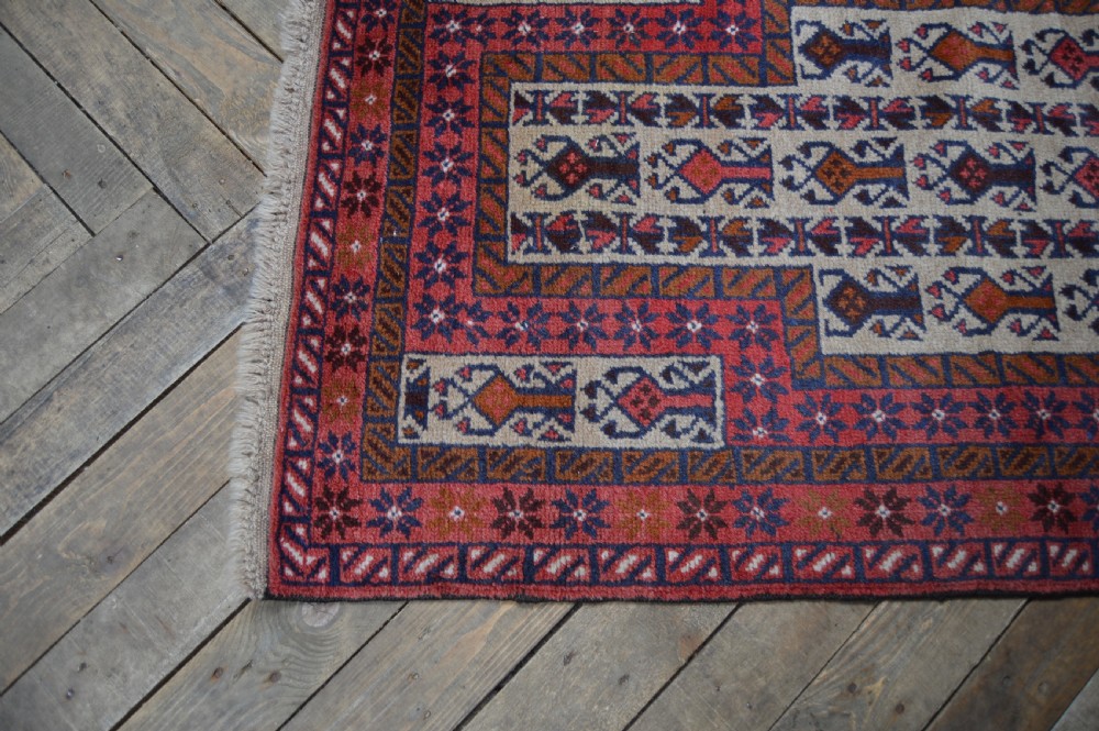 Antique Hand Woven Wool Rug View VIII