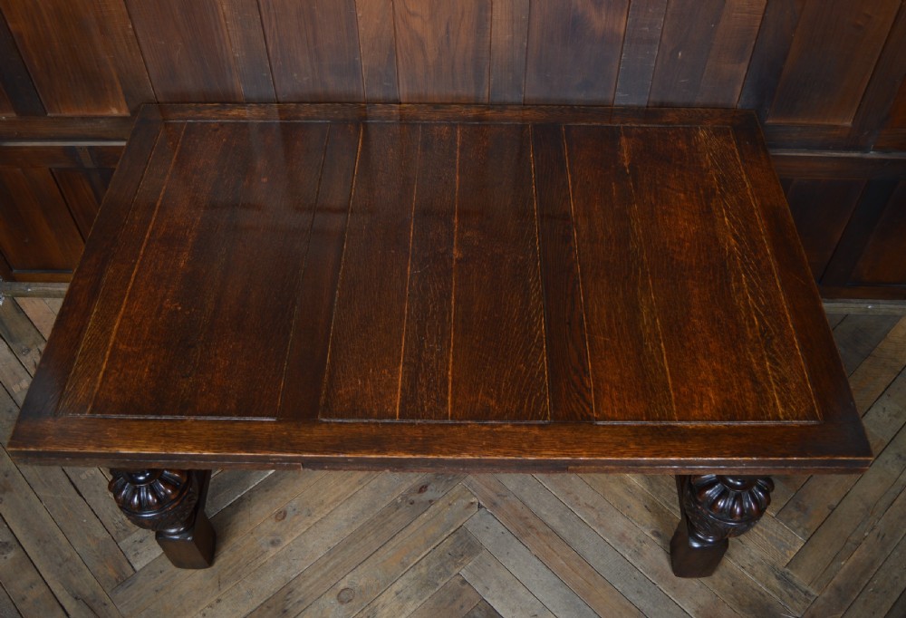 Edwardian Oak Pull- Out Table View X
