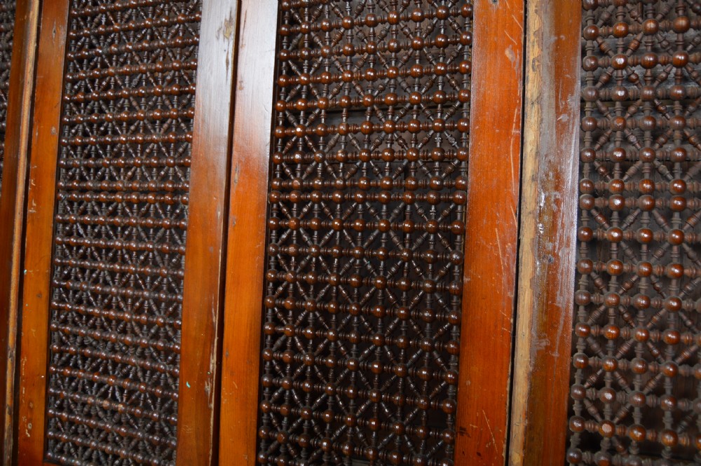 Four Carved Mahogany Panels View III