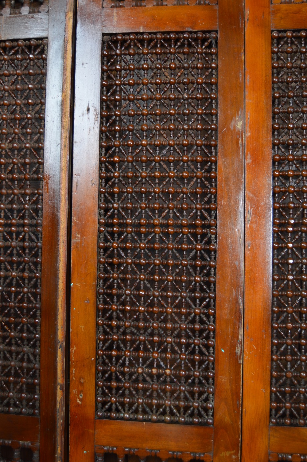 Four Carved Mahogany Panels View VI