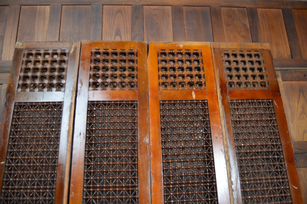Four Carved Mahogany Panels View VII
