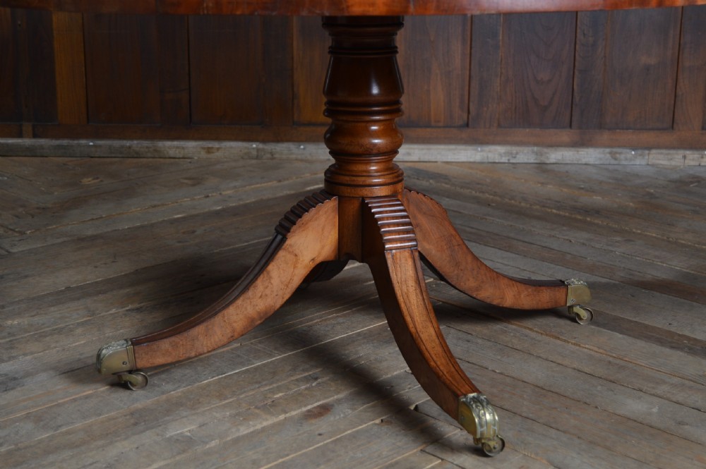 Regency Mahogany Drum Table View IX