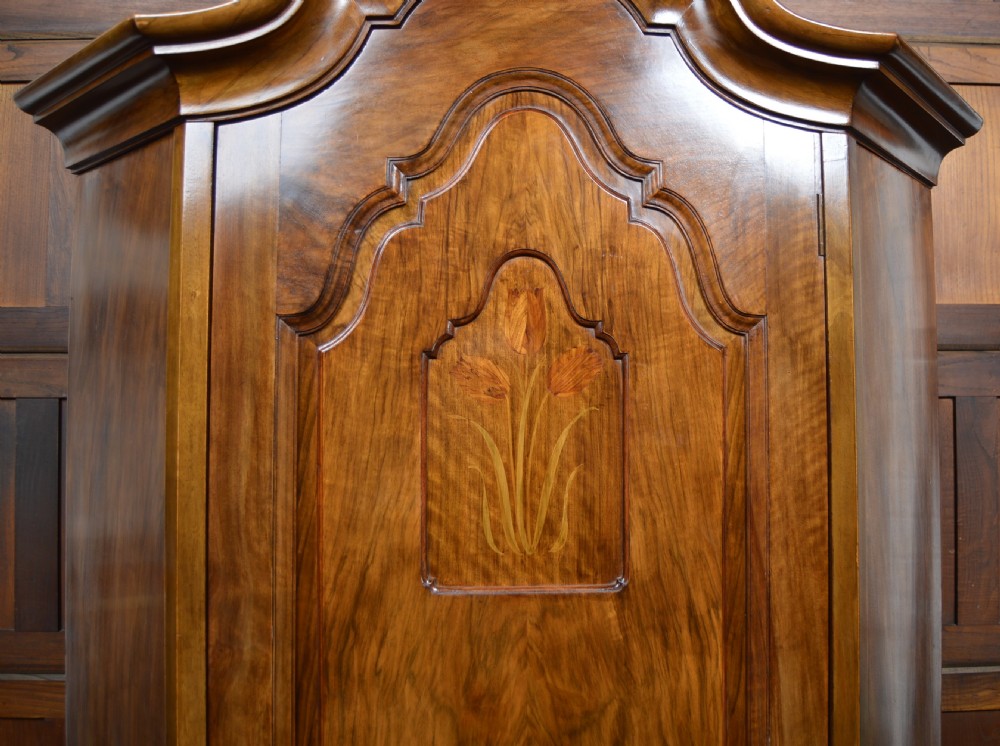 Art Nouveau Walnut Corner Robe View VIII