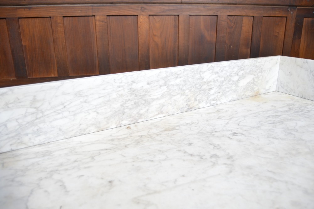 Victorian Marble Top Mahogany Wash Stand View IX