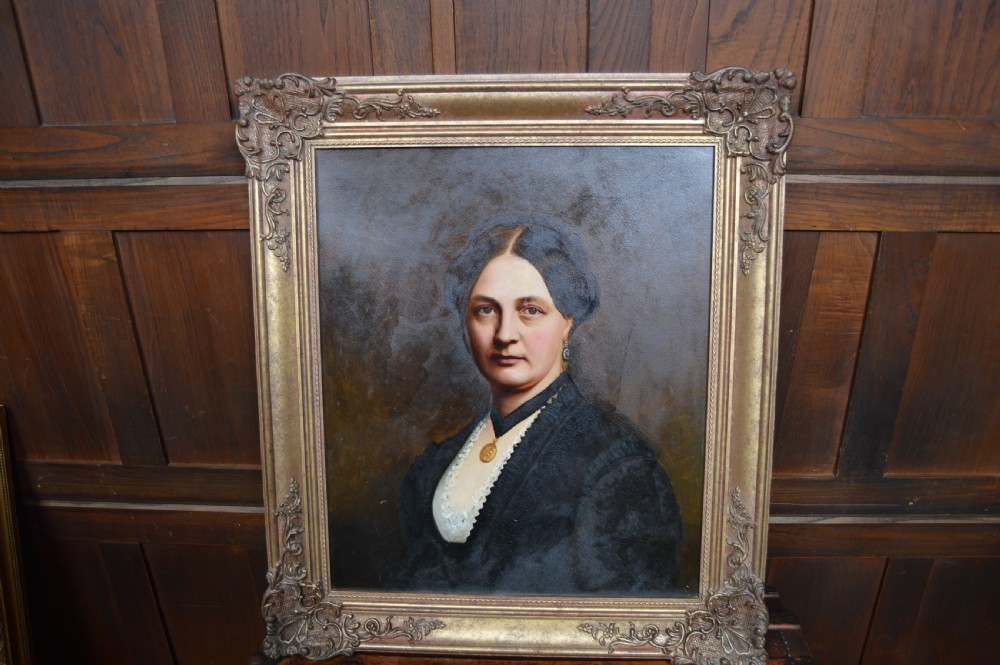 Victorian Painted Portrait View VIII