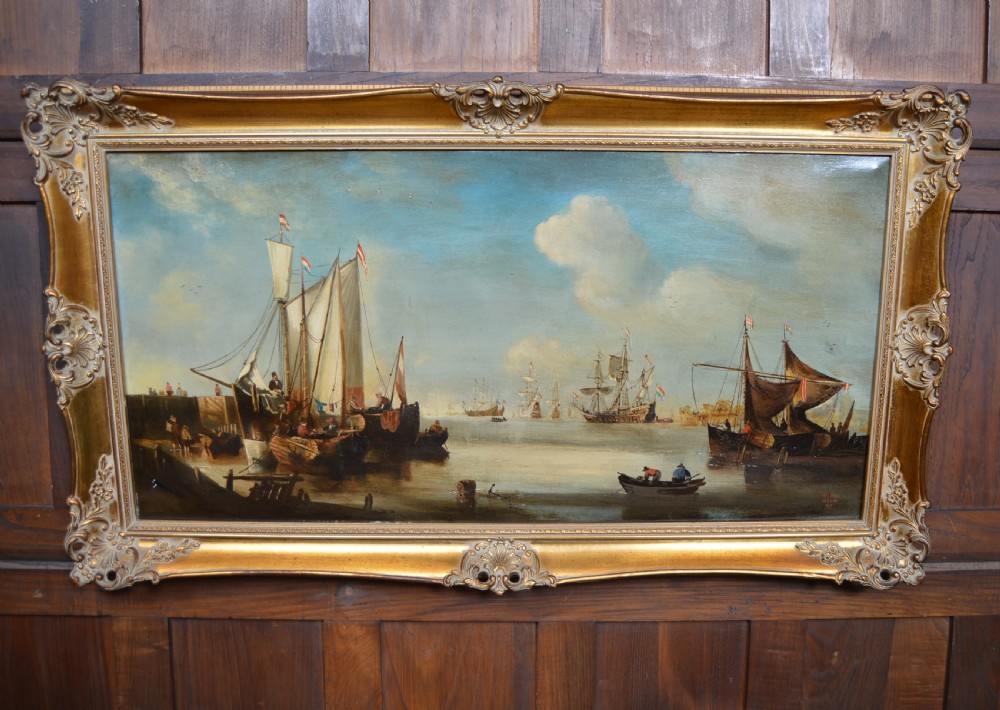  RIMA RRSM NF Dutch Harbour Scene Painting View II