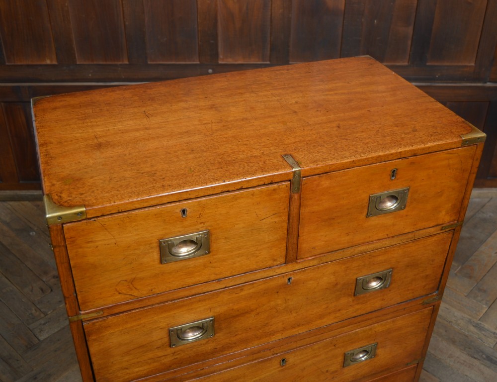 Victorian Mahogany Campaign Chest View VI
