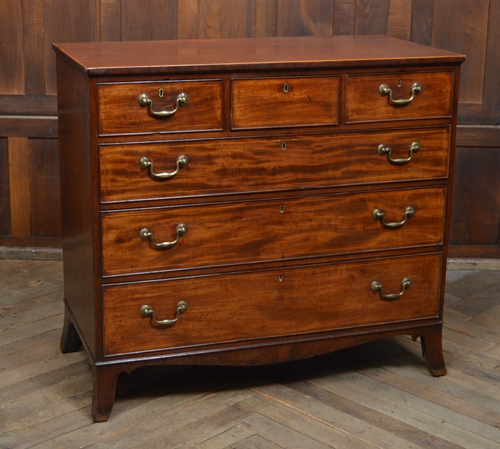 Georgian 3 over 3 Chest of Drawers