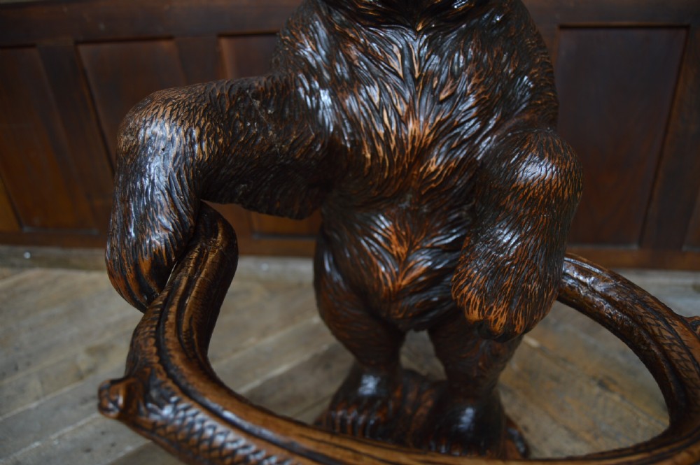Black Forest Bear Stick Stand View XV