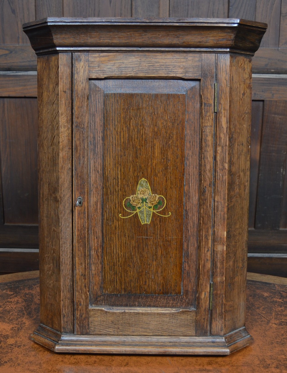 Arts and Crafts Corner Cabinet