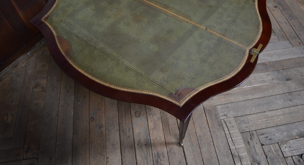 Edwardian Mahogany Games Table View XVI