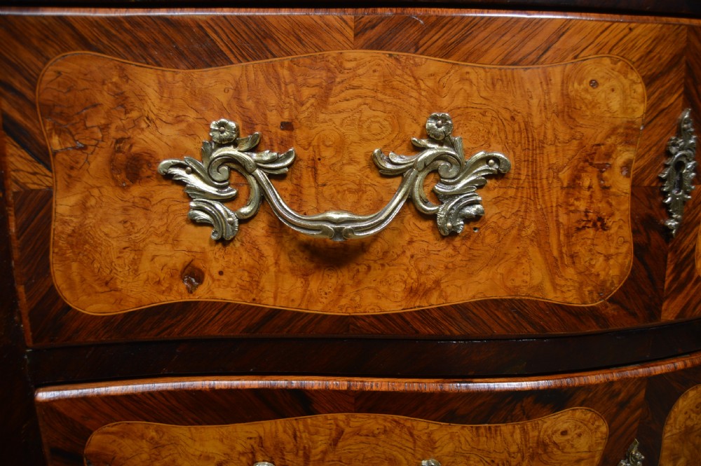 Marble Top Bombe Chest of Drawers View IV