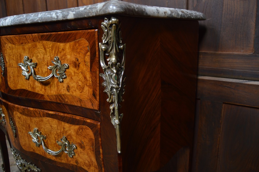 Marble Top Bombe Chest of Drawers View XII