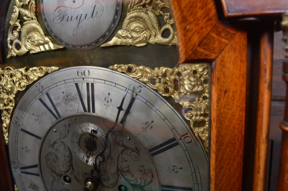 Victorian Oak Grandfather Clock View IX