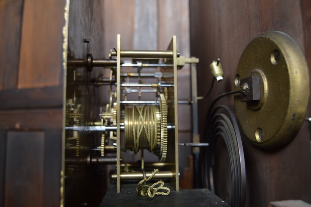 Victorian Oak Grandfather Clock View XIII