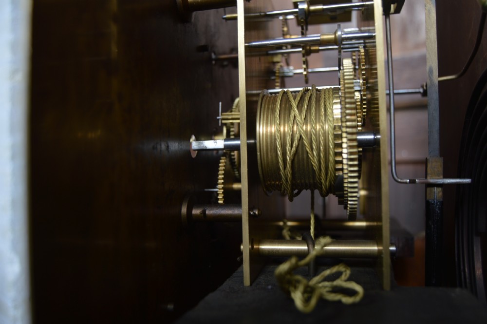 Victorian Oak Grandfather Clock View XIV