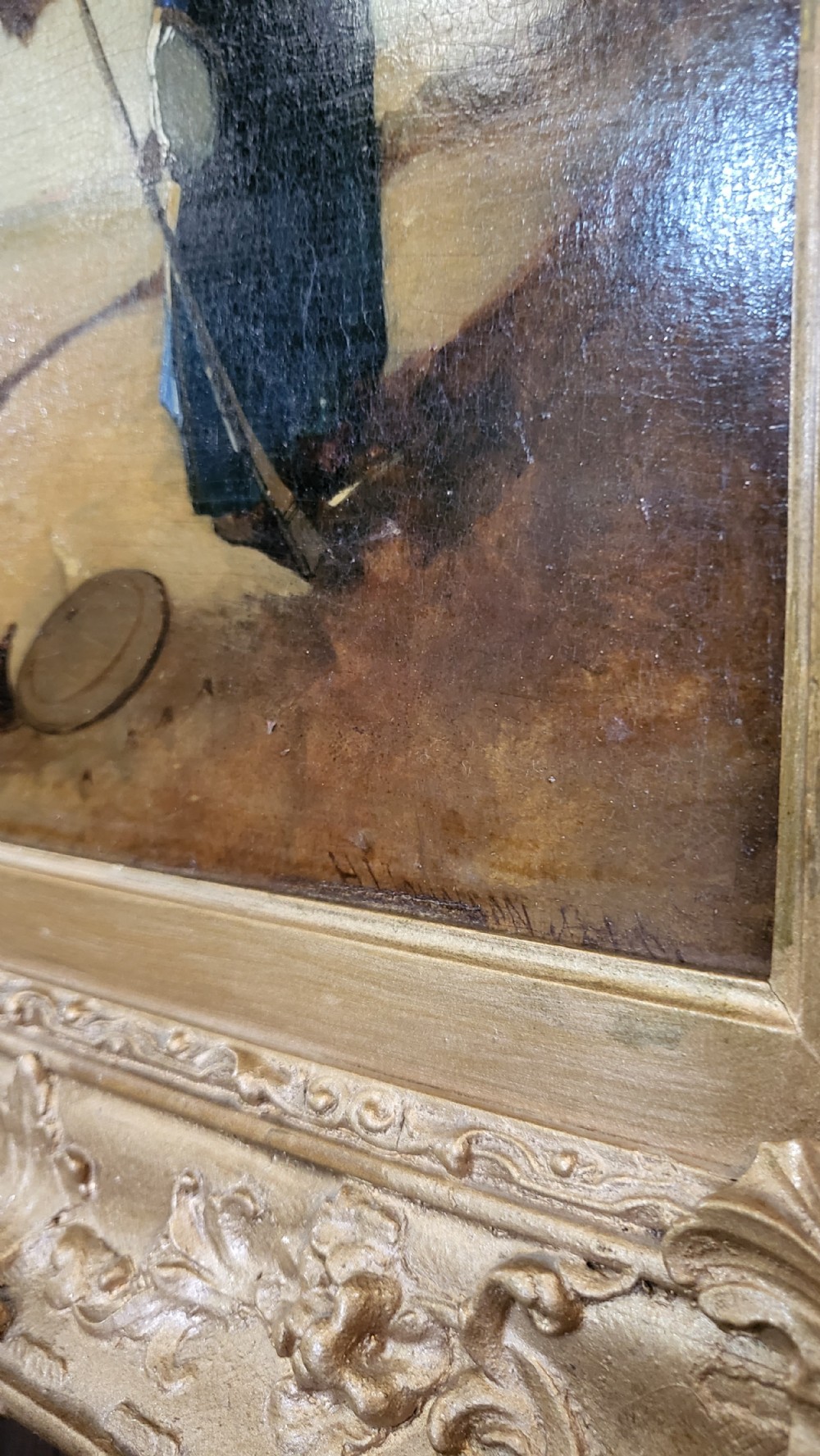 H J Johnson Oil on Board Painting View IX