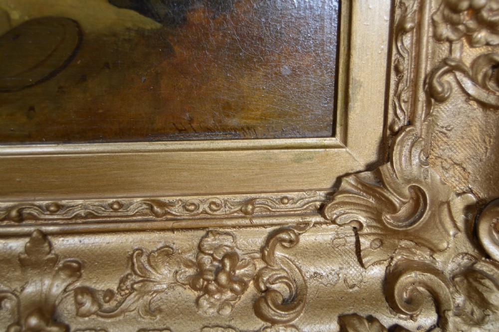 H J Johnson Oil on Board Painting View XIII