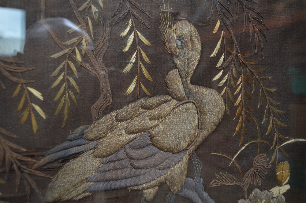 Edwardian Bamboo Fire Screen View VII