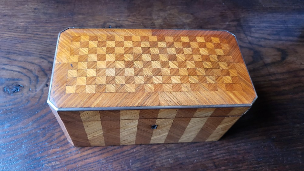 Satin Wood Tea Caddy View XIII