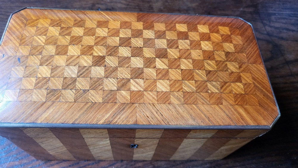 Satin Wood Tea Caddy View XIV