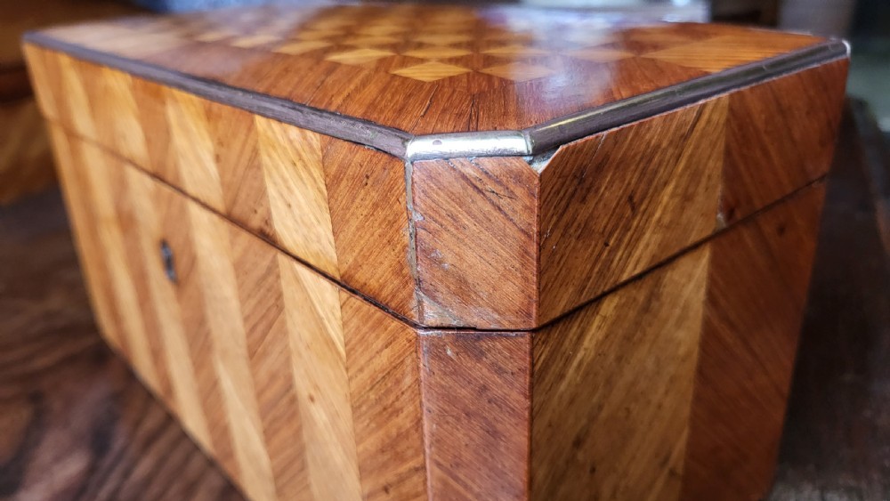Satin Wood Tea Caddy View XV