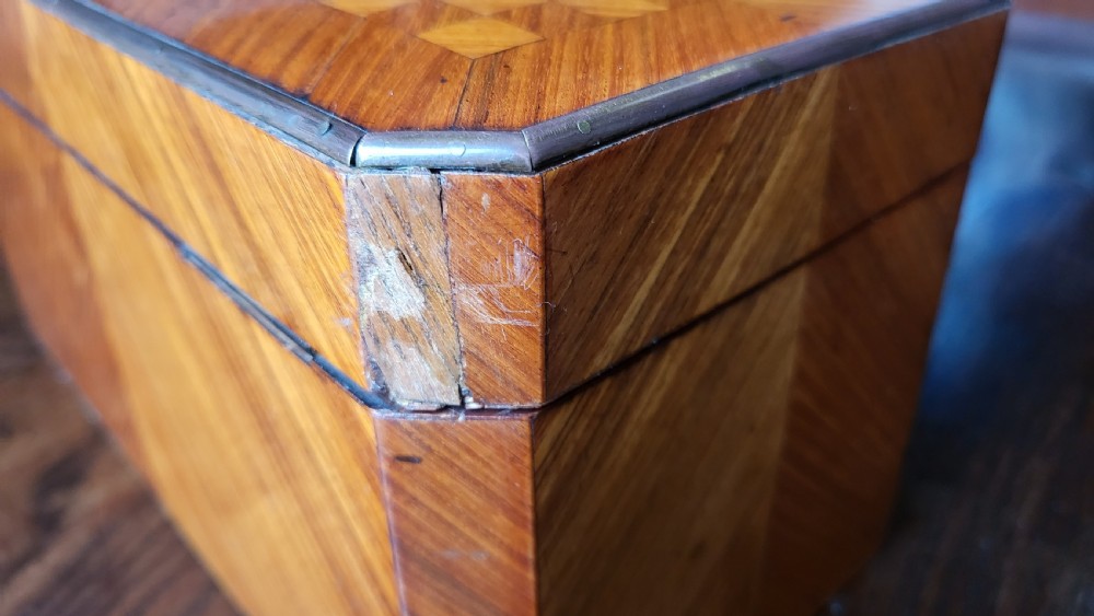 Satin Wood Tea Caddy View XVI