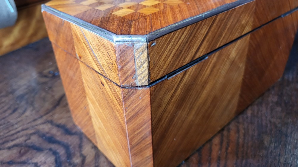 Satin Wood Tea Caddy View XX
