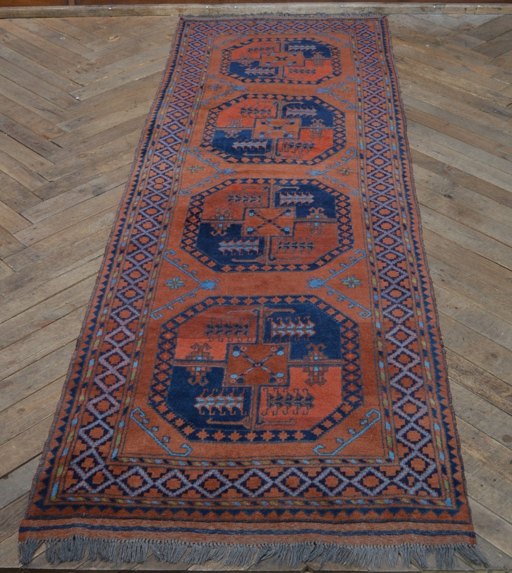 Vintage Hand Woven Hall Runner