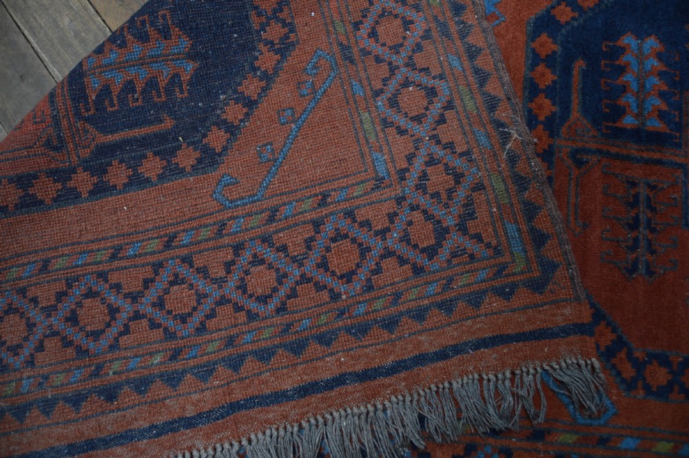 Vintage Hand Woven Hall Runner View X