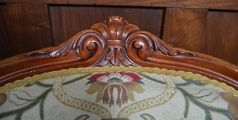 Pair of Victorian Mahogany Parlour Chairs View IV