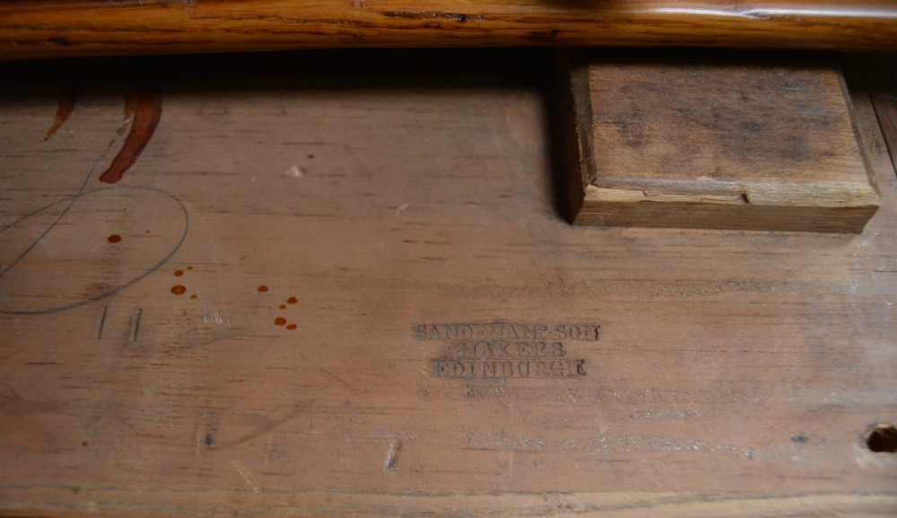 Victorian Scottish Oak Partner Desk View XV