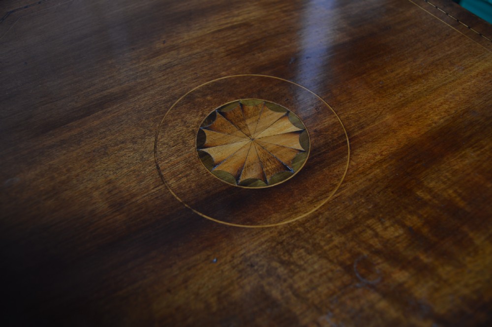 Edwardian mahogany Octagonal Table View IV