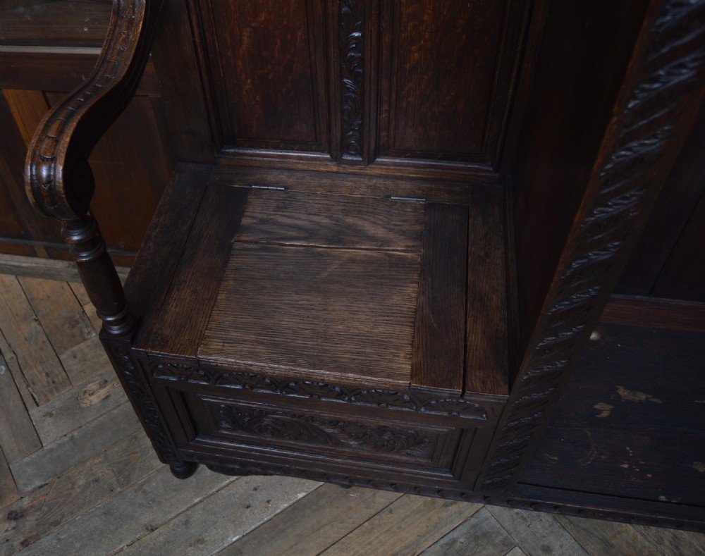 Victorian Oak Hall Stand View VII