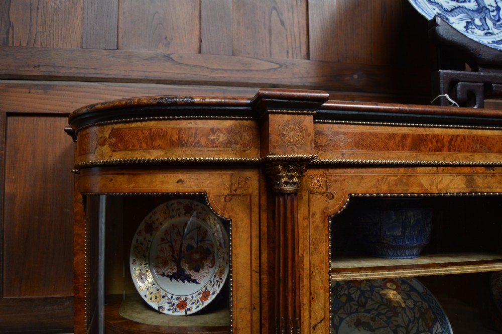 Victorian Walnut Credenza View X